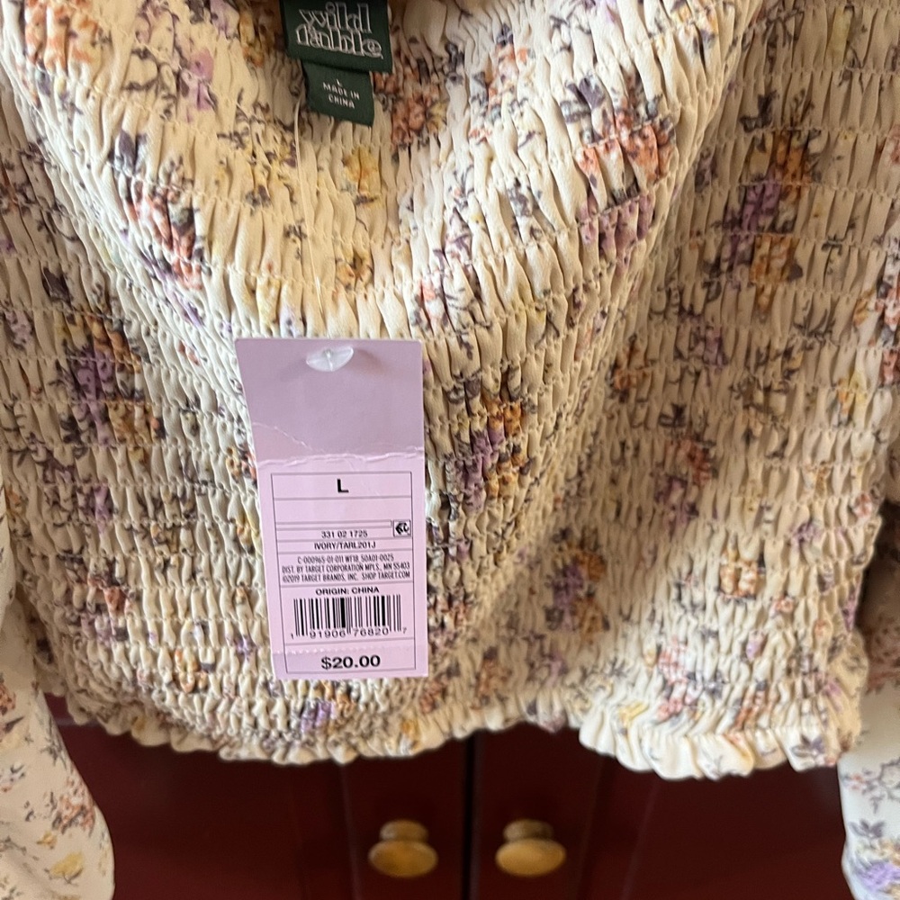 Floral Smocked Top